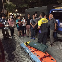 台北市政府消防局-庄敬分队：搬运伤患教学